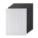 4 pieces Air Purifier Parts Carbon pre-filters and 1 piece Main HEPA filter for Winix 115115 5300 5500 6300
