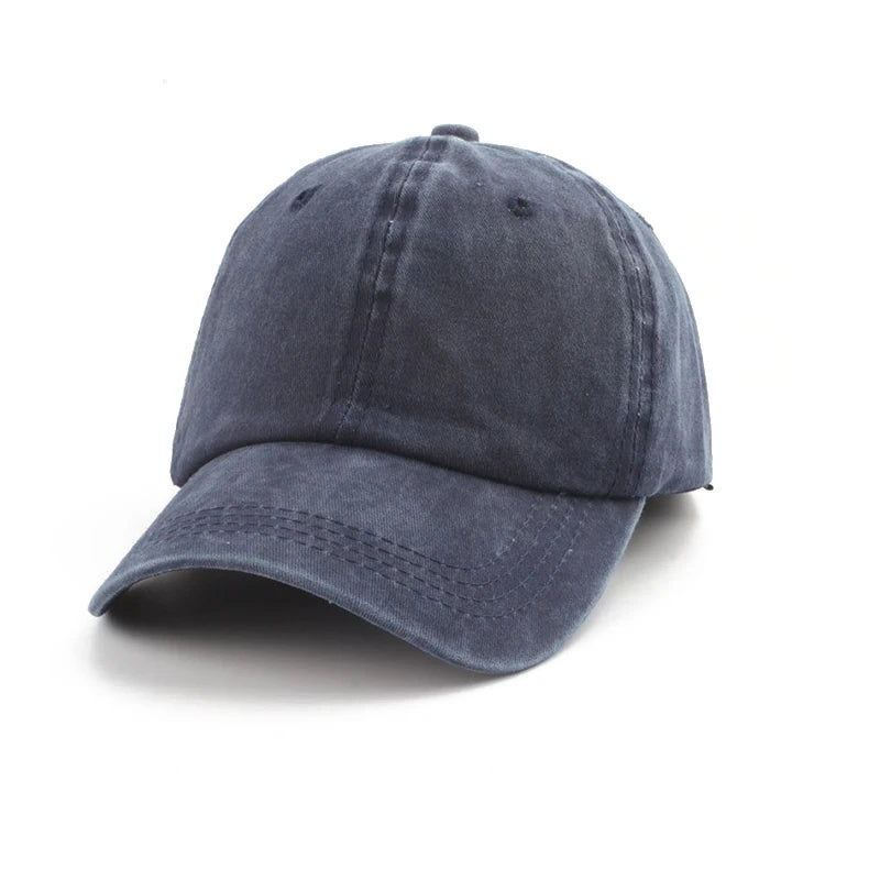 2023 New Vintage Washed Cotton Baseball Cap Parent Kids Sun Hats For Boy Girl Spring Summer Snapback Baby Hat