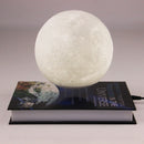 Creative 3D Magnetic Levitation Moon Lamp Night Light 14cm Rotating  Led Moon Floating Lamp Home Decoration Holiday Gifts