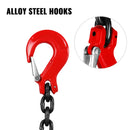 SucceBuy Lifting Chain Sling Lifts 5Tonne 1.5M 3M 4M X 5/16 Inch Heavy Duty With 4 Legs Grade Hooks and Adjuster G80 Alloy Steel