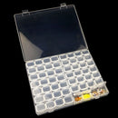 HOMFUN 28/56 Slots Diamond Painting Plastic Storage Box Embroidery Accessory Case Clear Beads Storage Boxes Cross Stitch Tools
