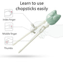 Bc Babycare 1 Pair Baby Chopsticks Kids Animals Reusable Tableware Learning Training Helper Chopsticks Children Food Sticks