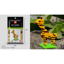 Cartoon Animals Tiger Elephant Cat Dog Panda Husky Poodle Giraffe Model Mini Micro Building Blocks Bricks Toys for children gift