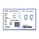 Modian Silver Turquoise Tiny Earring Fashion 925 Sterling Silver Exquisite Small Hoop Earrings For Women Gir Statement Jewelry