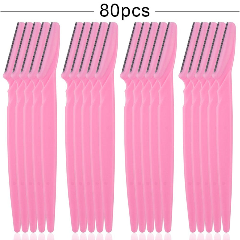 20/40/80Pcs Eye Brow Safe Face Blades Shaping Knife Eyebrow Trimmer Shaver Face Hair Removal Blades Cutter Woman Makeup Tools