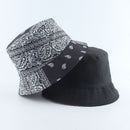 2022 New Fashion Vintage Print Bucket Hats Reversible Bob Chapeau Femme Hip hop Caps Gorro Men Fisherman Hat