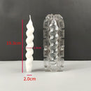 Long Pillar Wax Acrylic Candle Molds for DIY Handmade Scented Romantic Dinner Candle Injection Mould Home Decor Ornament