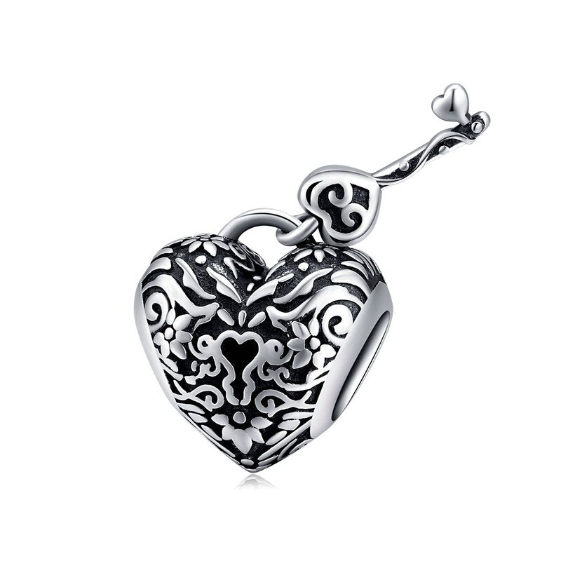 925 Sterling Silver Tree Of Life Infinite Love Heart Zircon CZ Beads Charms Fit BISAER Bracelet Silver 925 DIY Jewelry Making