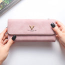 New Custom Scannable Spotify Women Wallet Ladies Long Lantern Wallet Custom Picture Carved Pink Wallet Mother's Day Gift Purse