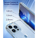 Original Luxury Shiny Glitter Clear Phone Case For iPhone 15 13 Pro Max 14 Plus 12 Mini 11 13Pro 12Pro 11Pro 8 SE Silicone Cover