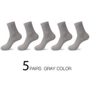 HSS 2023 Hochwertige legere Business-Socken für Herren Sommer Winter Baumwollsocken schnelltrocknend Schwarz Weiß lange Socken Übergröße US7-14