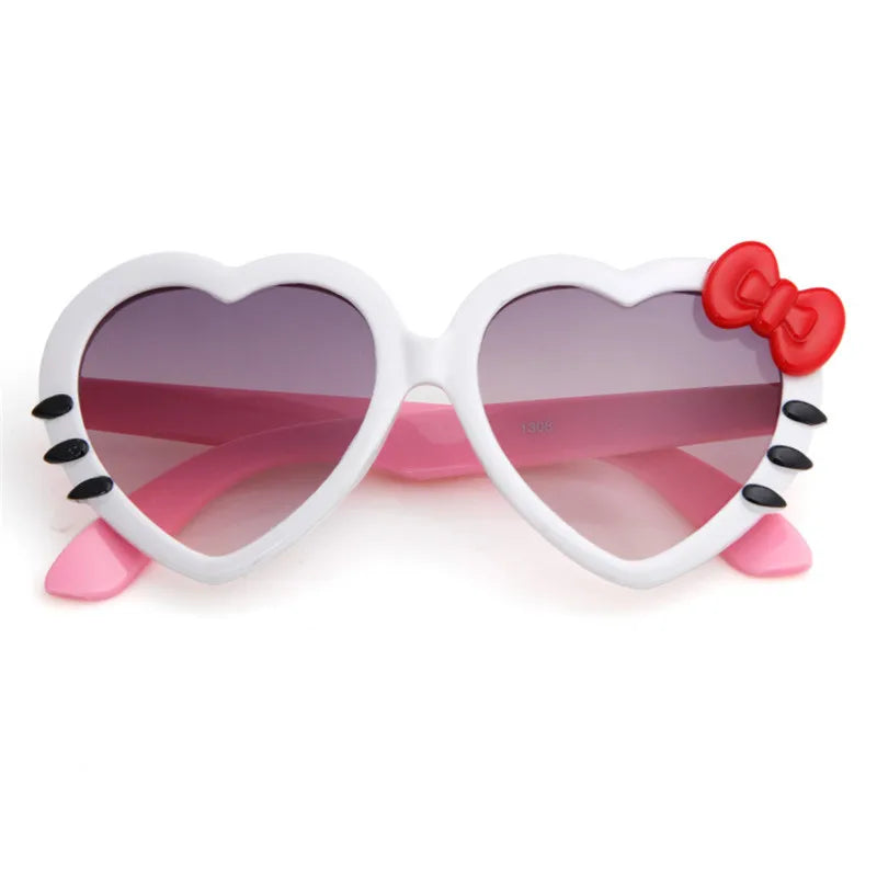 Fashion Kids Sunglasses Children Princess Cute Baby Hello- Glasses Wholesale High Quality Boys Gilrs Cat Eye Eyeglasses