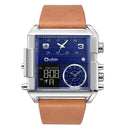 OULM Men Watch Top Luxury Brand Big Dial Sport Watches Mens Chronograph Quartz Wristwatch Date Male Clock Relogio Masculino