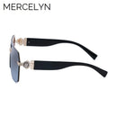 Vintage Luxury Sunglasses for Men and Women Square Fashion Designer Driving Glasses Shades