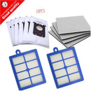 The Filtration Standard | 10-Pack s-bag Replacement Dust Bags with H12 HEPA Filters