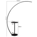 Nordic Dimmable RGB CCT Remote Control Floor Lamp Modern LED C Fishing Floor Light Corner Reading Floor Lamps With Table