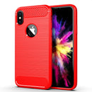Luxury Shockproof Soft Case For iPhone 14 13 12 11 Pro XS MAX X XR 6 S 6S 7 8 Plus SE 7Plus 8Plus Mobile Phone Cover Red Black
