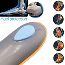 WINRUOCEN Full/Half Insoles Leather Premium Orthopedic Arch Support For Flat Feet Foot Massage men women O/X Leg Half Care Pads