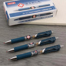 2pcs Blue Don't Fade for Long European Standard Press Type Medical Prescription Pen Gel Ink Pens Stationery Office Supplies