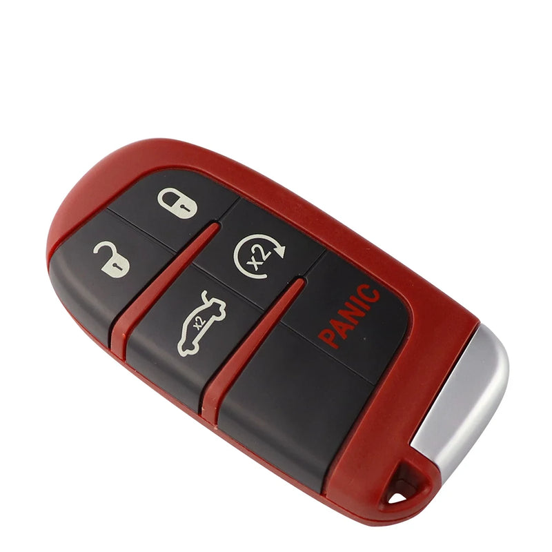 YIQIXIN Fit For Dodge Dart Challenger Charger Durango Journey For Jeep Chrysler 300 Remote Car Key Shell Cover Case Red 5 Button