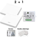WIFI Mini switch Tuya Smart Life APP Push Button Light Switch RF 433Mhz Wall Panel DIY Relay Module Timer Google Home Alexa