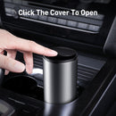 Baseus Legierung Auto Mülleimer Auto Organizer Aufbewahrungstasche Auto Mülltonne Aschenbecher Staub Fall Halter Auto Zubehör