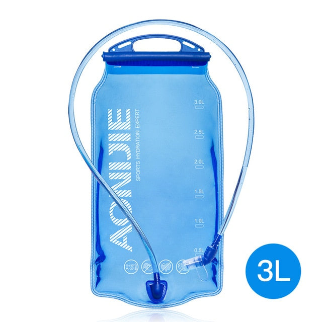 AONIJIE قارورة لينة زجاجة ماء خزان المياه المثانة الترطيب للطي للطي أكياس المياه لتشغيل المجموعة المائية