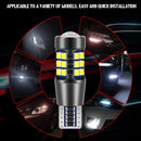 2Pcs 1156 BA15S P21W LED T15 W16W 7440 W21W T20 3030 LED Bulb Auto Signal Lamp Brake Reverse Car Light White Car Accessories T10