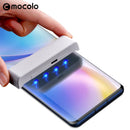 2 Stück Mocolo UV Vollbild Displayschutzfolie aus gehärtetem Glas für One Plus Oneplus 7 7t 8 9 10 11 12 12r Pro Oneplus12 Oneplus11 Schutzfolie