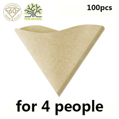 100Pc Per Pack Replacement Professional Filters Paper For Coffee Cup Filter Paper Espresso Mocha Pot Strainer Sheet Kitchen Tool