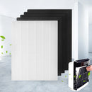 4 pieces Air Purifier Parts Carbon pre-filters and 1 piece Main HEPA filter for Winix 115115 5300 5500 6300