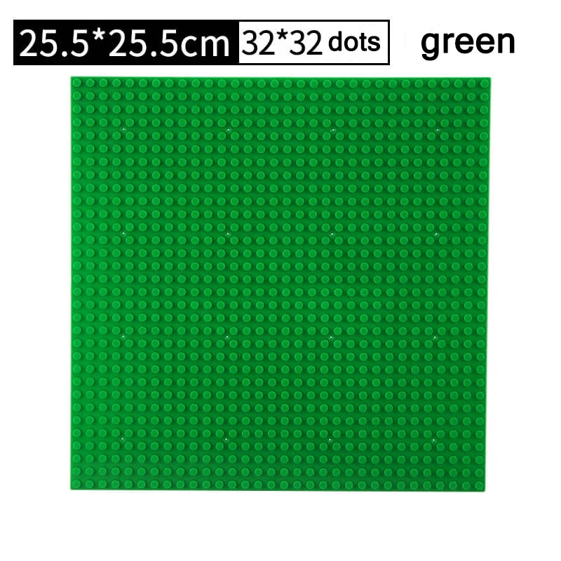 32*32 Dots Plastic Blocks Base Plates 50*50 Pink Compatible Big Brand City Classic Toys Mini Building Bricks Baseplates for Kids