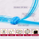 Vacuum Storage Bags  More Space Save Compression Travel Seal Zipper Wardrobe Organizer For Clothes Pillows Bedding Blanket