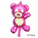 Cute Animal Foil Balloons Rabbit Fox Helium Balloon Happy Birthday Party Decorations Inflatable Baby Shower Children's day  Toys