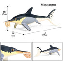 Oenux Sea Life Animals Model Action Figures Ocean Fish Sailfish Bass Grouper Salmon Aquarium Figurines PVC Educational Kids Toy