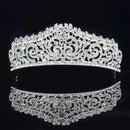 Bridal Tiara Crown Princess Bride Crystal Diadem Pageant Prom For Women Hair Ornaments Wedding Bridal Head Jewelry Accessories
