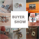 BISAER 925 Sterling Silver Openable Heart Charms Key Box Circle Cage Pendant Zircon Beads Fit Bracelet&Necklace DIY Fine Jewelry