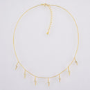 ANDYWEN 925 Sterling Silver Gold Lighting Zircon Charm Choker Women Luxury Chain Necklace 2020 Fine Jewelry Rock Punk Party Jewe