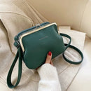 Fashion Autumn Winter Shoulder Bag Female PU Leather Crossbody Bag Simple Solir Color Clip Messenger Bag Lady Handbag Purse sac