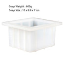 Boowan Nicole Silicone Soap Mold DIY Rectangle Toast Loaf Mould Handmade CP and MP Soap Making Supplies
