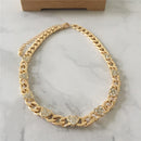 Schöne Damenhalskette 9 Liebesherz mit Steinpflasterung Hochwertige Choker-Halskette für Party Bestes Geschenk für Liebende