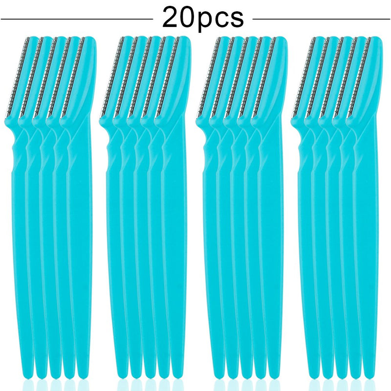 20/40/80Pcs Eye Brow Safe Face Blades Shaping Knife Eyebrow Trimmer Shaver Face Hair Removal Blades Cutter Woman Makeup Tools