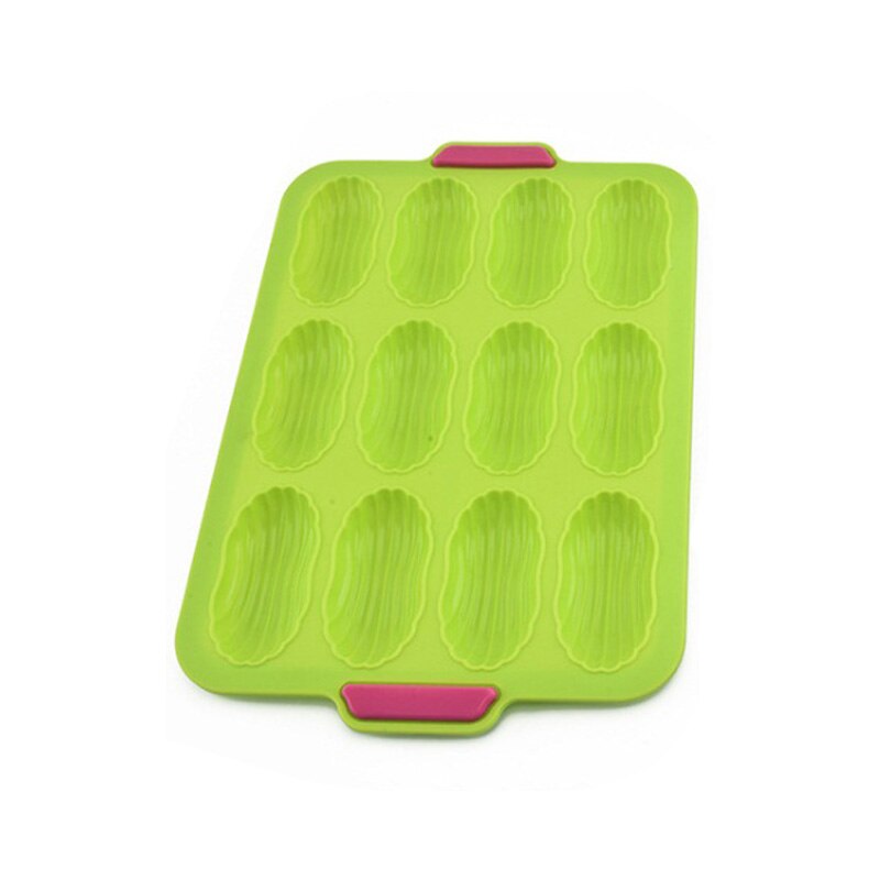 TEENRA Non-stick Silicone Madeleine Mold Pan 12 Holes Cupcake Mold Shell Shape Cake Pan Baking Form Bakeware Tools