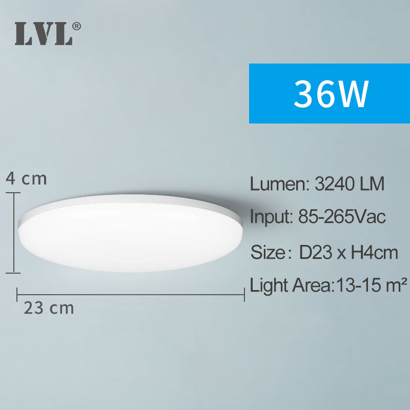 LED Ceiling Light 9W 13W 18W 24W 36W Modern Surface Mounting Ceiling Lamp AC85-265V For Kitchen Bedroom Bathroom Lamps