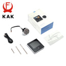 KAK 2.8" LCD Screen Electronic Door Viewer Bell IR Night Door Camera Photo Recording Digital Door Viewer Smart Peephole Doorbell