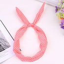 New Style 2022 Hair Ring Hair Accessories Headdress Rabbit Ears Headband Bow Hair Hoop Headbands Hair Scarf Band Bow Hairbands