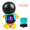 Colorful Dance Penguin Shape Electric Home Kids Gift LED Light Musical Plastic Portable Cute Singing Toys