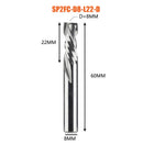 Compression milling cutter woodwork UP &amp; DOWN Cut Two Flutes Spiral Carbide Milling Tool CNC Router Wood End Mill Cutter Bits