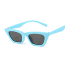 Vintage Cat Eye Sunglasses Woman Retro Shades Black Sun Glasses Female Fashion Small Frame Mirror Square Oculos De Sol