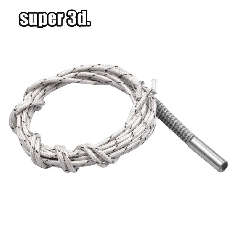 12V/24V 40W 50W Ceramic Cartridge Heater 6*20mm 1M /2M Cable 3D Printer Print Head Induction Heater Heating Tube element